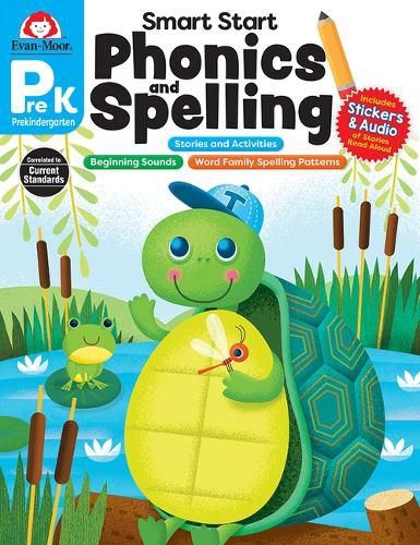 Smart Start: Phonics and Spelling, Grade Prek Workbook