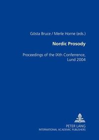 Cover image for Nordic Prosody: Proceedings of the IXth Conference, Lund 2004