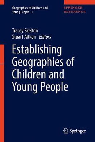 Cover image for Establishing Geographies of Children and Young People