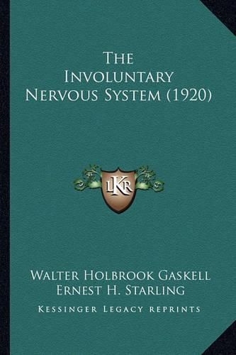 Cover image for The Involuntary Nervous System (1920)