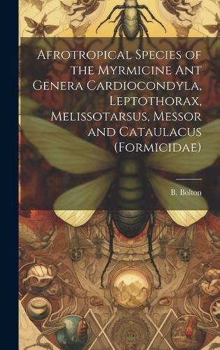 Cover image for Afrotropical Species of the Myrmicine ant Genera Cardiocondyla, Leptothorax, Melissotarsus, Messor and Cataulacus (Formicidae)