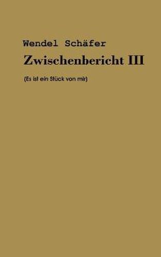 Cover image for Zwischenbericht III