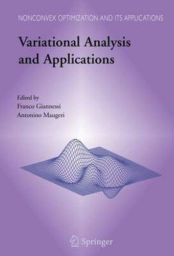 Cover image for Variational Analysis and Applications