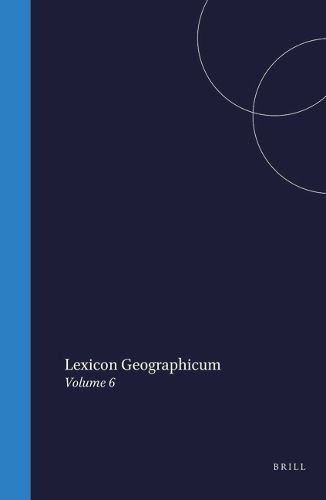 Cover image for Lexicon geographicum, cui titulus est: Mara?s?id al-it?t?ila?? ?ala? asma?? al-amkina wa-al-biqa??