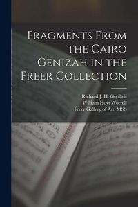 Cover image for Fragments From the Cairo Genizah in the Freer Collection