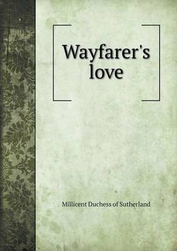 Cover image for Wayfarer's love