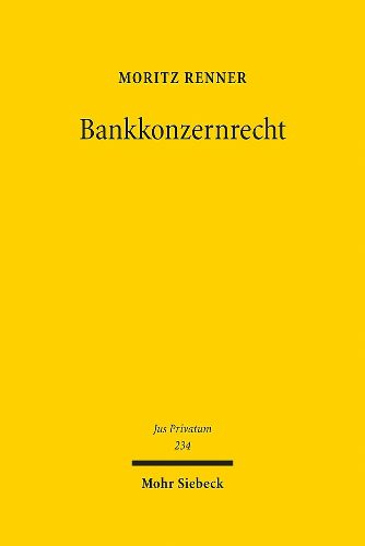 Cover image for Bankkonzernrecht