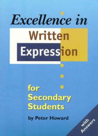 Cover image for Excellence in Written Expression for Secondary Students