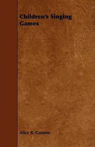 Cover image for Children's Singing Games