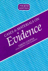 Cover image for Cases and Materials on Evidence