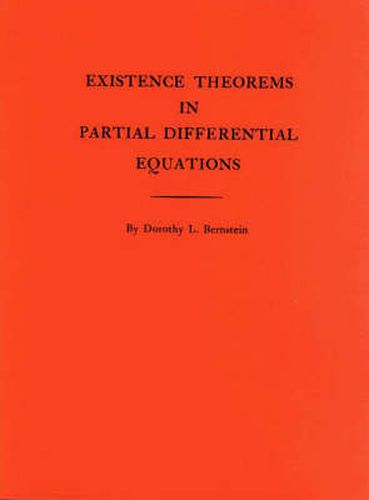 Cover image for Existence Theorems in Partial Differential Equations. (AM-23), Volume 23
