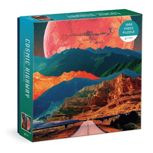 Cover image for Cosmic Highway 1000 Piece Puzzle in a Square Box