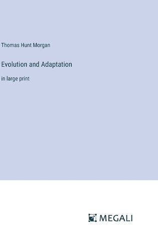 Cover image for Evolution and Adaptation