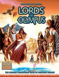 Cover image for Lords of Olympus (B&W): The Diceless Roleplaying Game of Olympian Fantasy