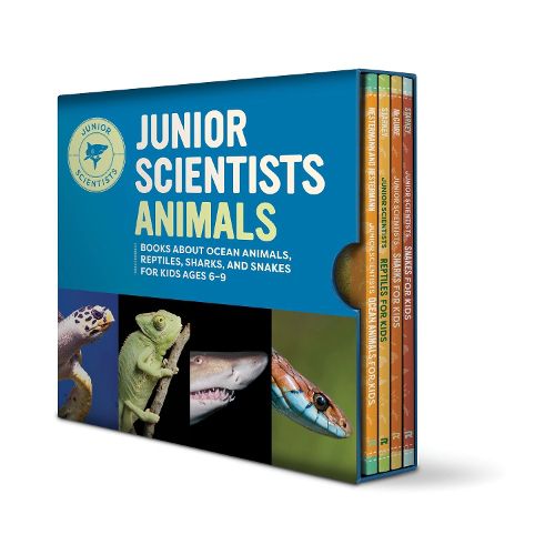 Cover image for Junior Scientists Animals Box Set: Books about Ocean Animals, Reptiles, Sharks, and Snakes for Kids Ages 6-9