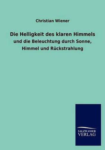 Cover image for Die Helligkeit des klaren Himmels