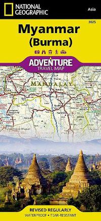 Cover image for Myanmar (burma): Travel Maps International Adventure Map