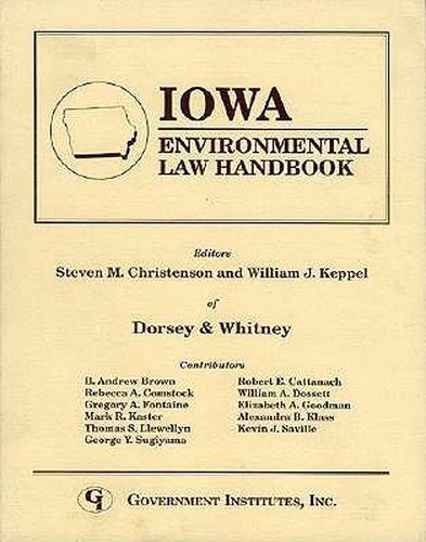 Cover image for Iowa Environmental Law Handbook