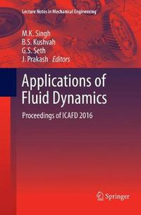 Cover image for Applications of Fluid Dynamics: Proceedings of ICAFD 2016