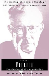 Cover image for Paul Tillich: Theologian of the Boundaries