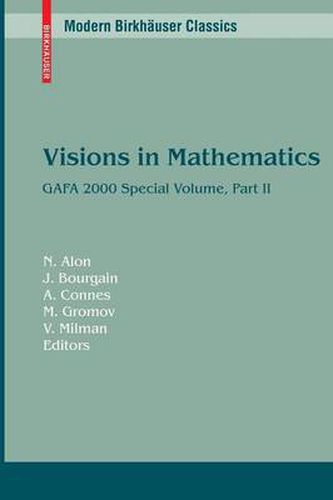 Cover image for Visions in Mathematics: GAFA 2000 Special Volume, Part II pp. 455-983