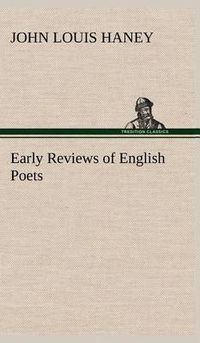 Cover image for Early Reviews of English Poets