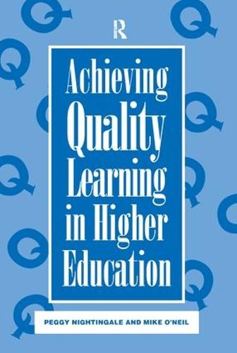 Cover image for Achieving Quality Learning in Higher Education