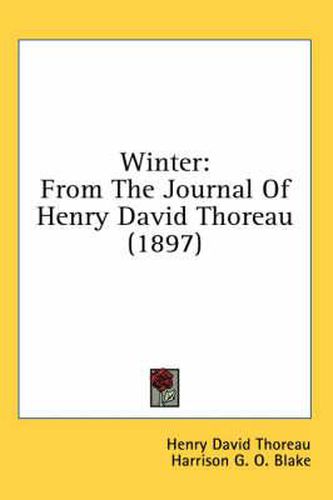 Cover image for Winter: From the Journal of Henry David Thoreau (1897)