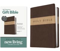 Cover image for NLT Premium Gift Bible, Filament Enabled, Dark Brown/Tan