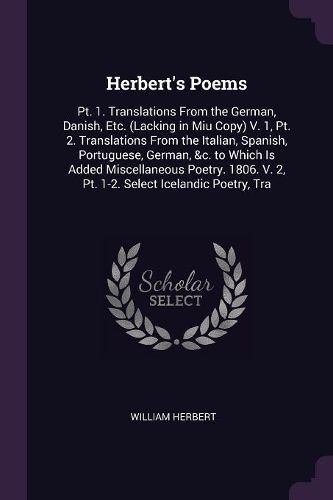 Cover image for Herbert's Poems