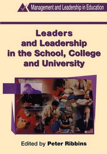 Cover image for Leaders and Leadership in Schools