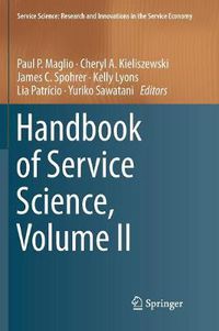 Cover image for Handbook of Service Science, Volume II