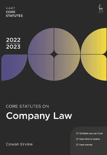 Cover image for Core Statutes on Company Law 2022-23