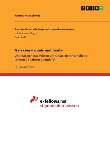 Cover image for Galaxien damals und heute