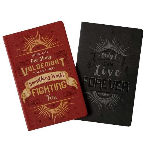 Harry Potter: Character Notebook Collection (Set of 2): Harry and Voldemort
