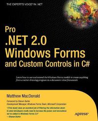Cover image for Pro .NET 2.0 Windows Forms and Custom Controls in C#
