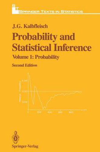 Cover image for Probability and Statistical Inference: Volume 1: Probability