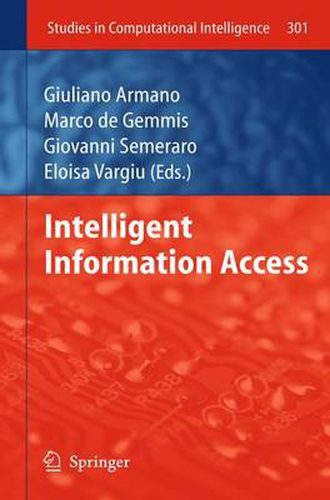 Cover image for Intelligent Information Access