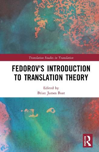 Cover image for Fedorov's Introduction to Translation Theory