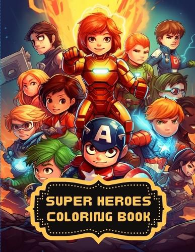 Cover image for Super Heroes Coloring Book