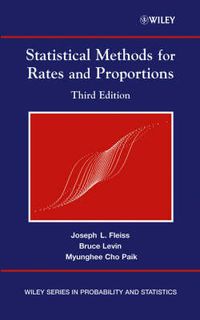 Cover image for Statistical Methods for Rates and Proportions
