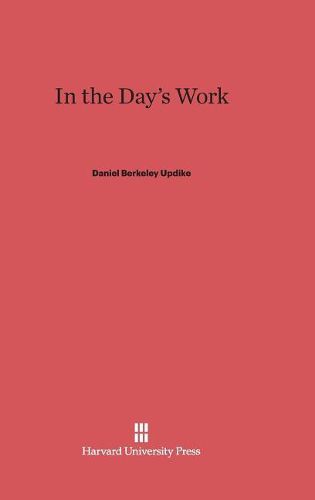 In the Day's Work