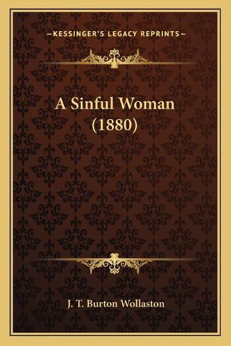 Cover image for A Sinful Woman (1880)