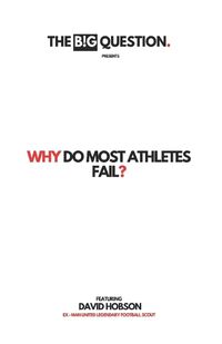 Cover image for Why Do Most Athletes Fail?