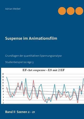 Cover image for Suspense im Animationsfilm Band II Szenen 2 - 21: Grundlagen der quantitativen Spannungsanalyse. Studienbeispiel Ice Age 3