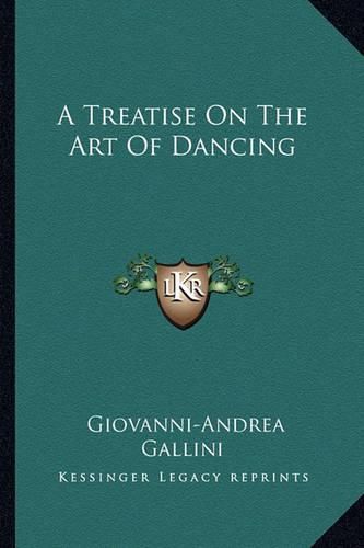 Cover image for A Treatise on the Art of Dancing