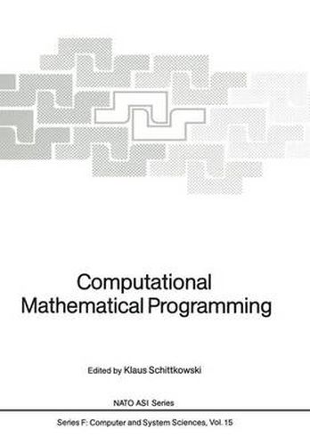 Cover image for Computational Mathematical Programming