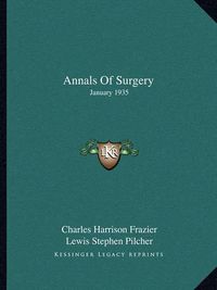 Cover image for Annals of Surgery: January 1935