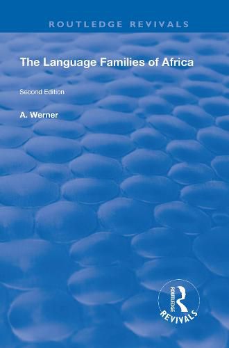 Cover image for The Language Families of Africa: Second edition