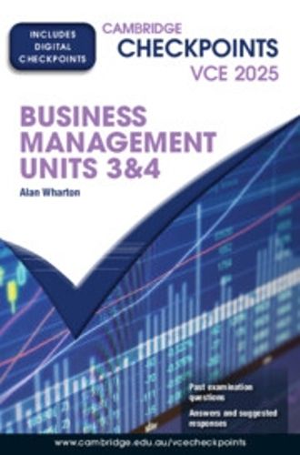 Cambridge Checkpoints VCE Business Management Units 3&4 2025